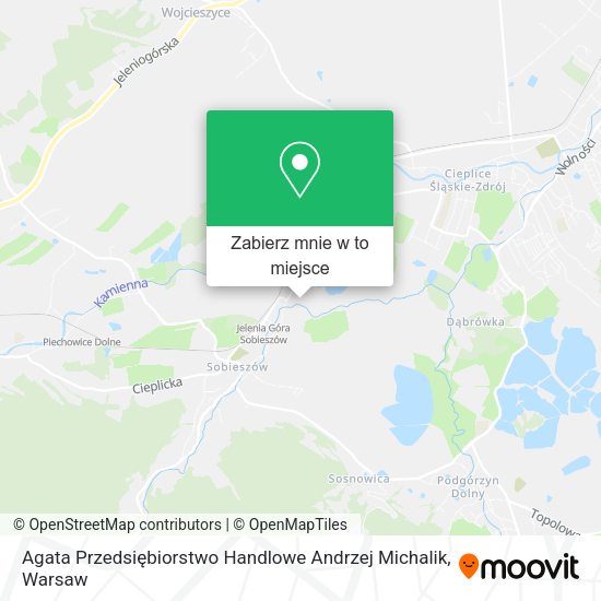 Mapa Agata Przedsiębiorstwo Handlowe Andrzej Michalik