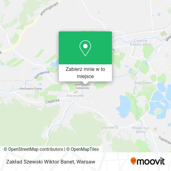 Mapa Zakład Szewski Wiktor Banet