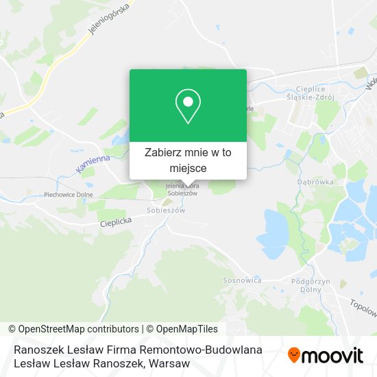 Mapa Ranoszek Lesław Firma Remontowo-Budowlana Lesław Lesław Ranoszek