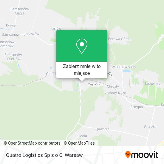 Mapa Quatro Logistics Sp z o O