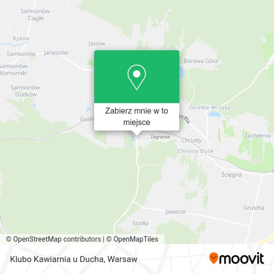 Mapa Klubo Kawiarnia u Ducha