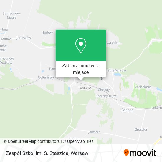 Mapa Zespół Szkół im. S. Staszica