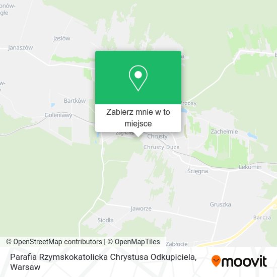 Mapa Parafia Rzymskokatolicka Chrystusa Odkupiciela