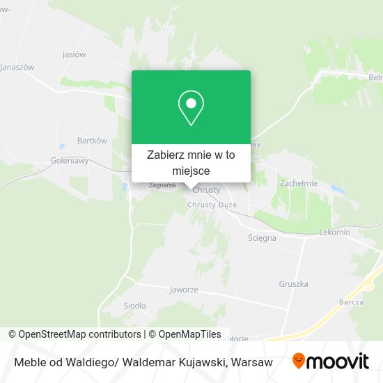 Mapa Meble od Waldiego/ Waldemar Kujawski