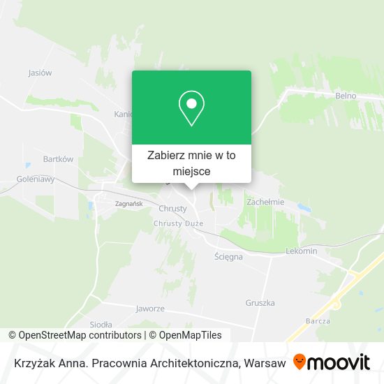 Mapa Krzyżak Anna. Pracownia Architektoniczna