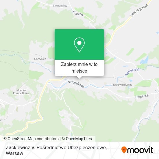 Mapa Zackiewicz V. Pośrednictwo Ubezpieczeniowe