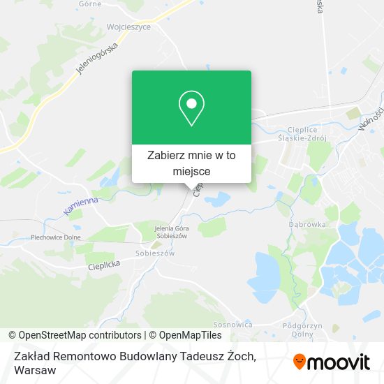 Mapa Zakład Remontowo Budowlany Tadeusz Żoch