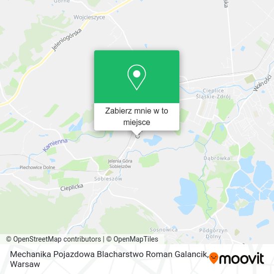 Mapa Mechanika Pojazdowa Blacharstwo Roman Galancik