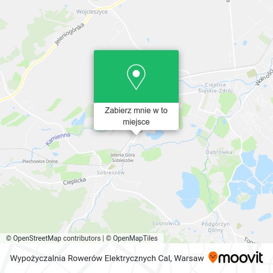 Mapa Wypożyczalnia Rowerów Elektrycznych Cal