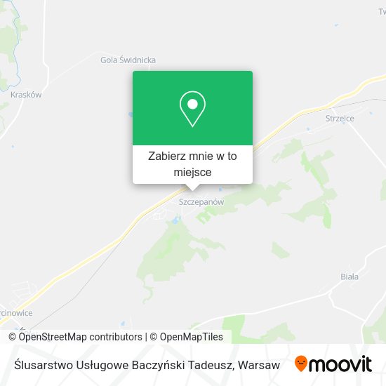 Mapa Ślusarstwo Usługowe Baczyński Tadeusz