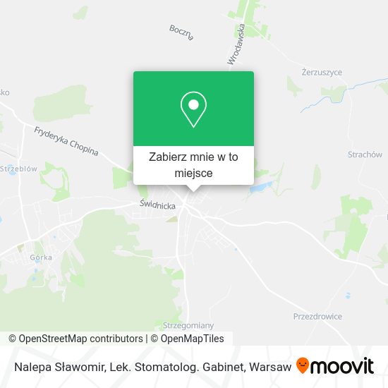 Mapa Nalepa Sławomir, Lek. Stomatolog. Gabinet