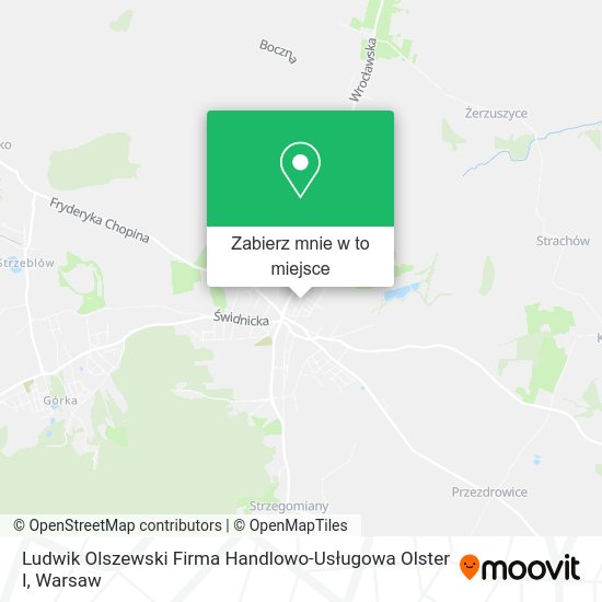 Mapa Ludwik Olszewski Firma Handlowo-Usługowa Olster I