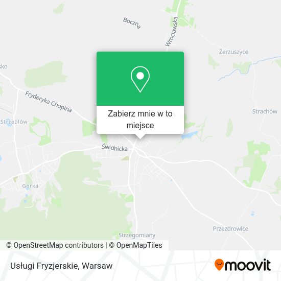 Mapa Usługi Fryzjerskie