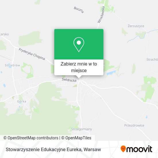 Mapa Stowarzyszenie Edukacyjne Eureka