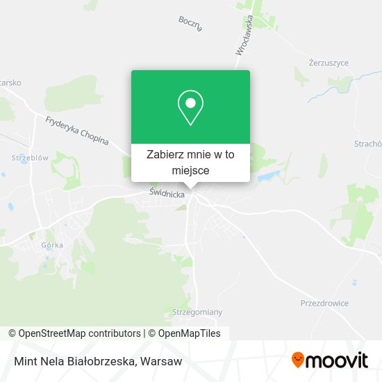 Mapa Mint Nela Białobrzeska