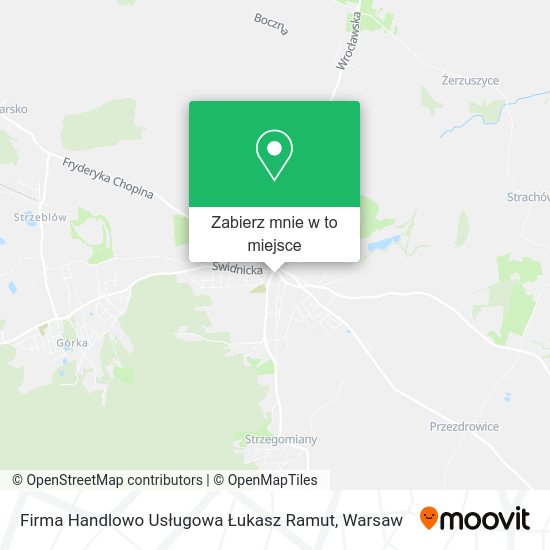 Mapa Firma Handlowo Usługowa Łukasz Ramut