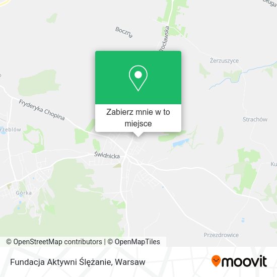 Mapa Fundacja Aktywni Ślężanie