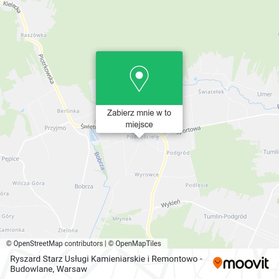 Mapa Ryszard Starz Usługi Kamieniarskie i Remontowo - Budowlane