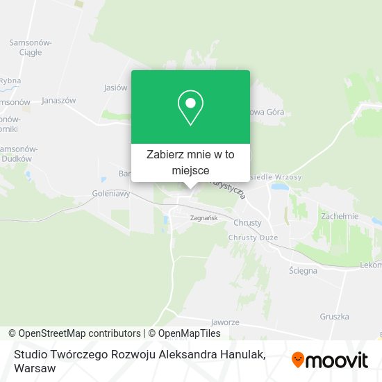 Mapa Studio Twórczego Rozwoju Aleksandra Hanulak