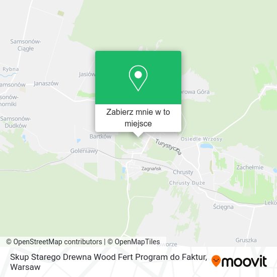 Mapa Skup Starego Drewna Wood Fert Program do Faktur