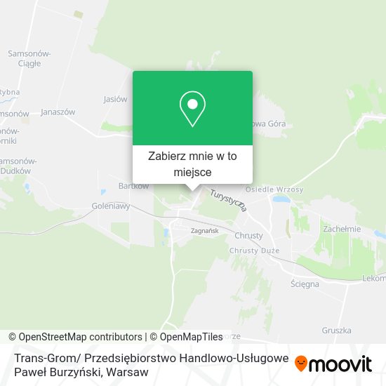 Mapa Trans-Grom/ Przedsiębiorstwo Handlowo-Usługowe Paweł Burzyński