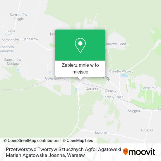 Mapa Przetwórstwo Tworzyw Sztucznych Agfol Agatowski Marian Agatowska Joanna