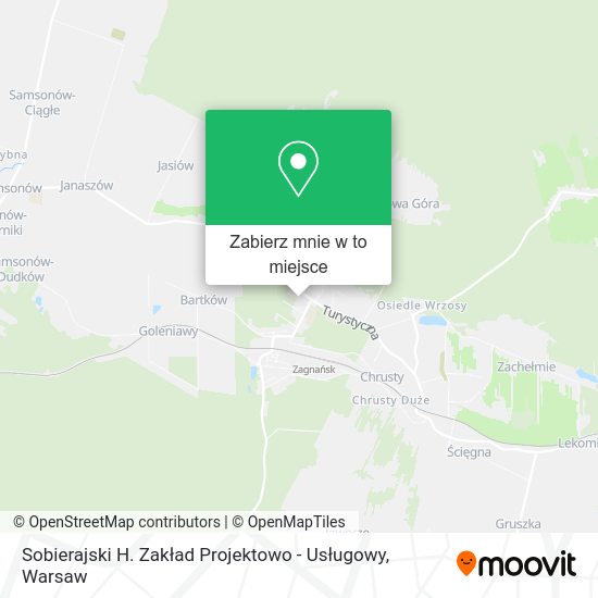 Mapa Sobierajski H. Zakład Projektowo - Usługowy