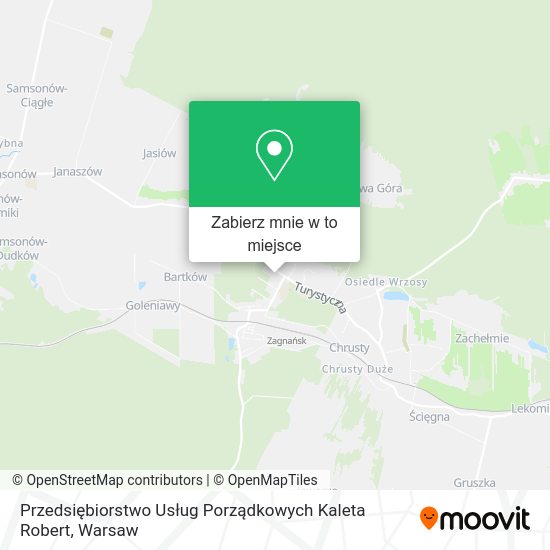 Mapa Przedsiębiorstwo Usług Porządkowych Kaleta Robert