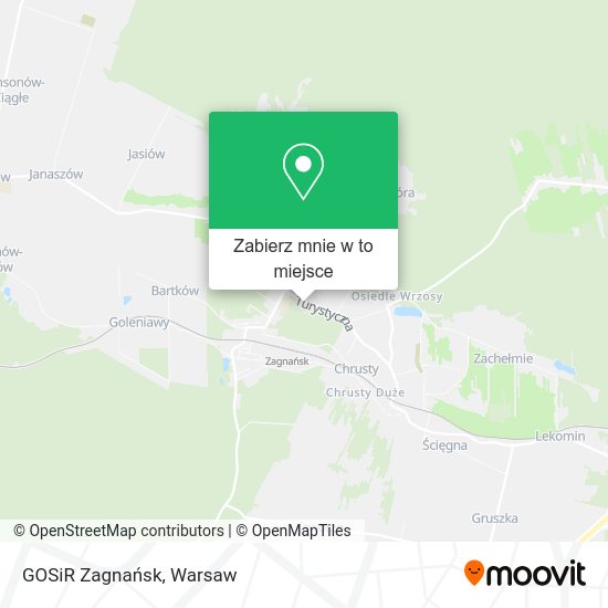 Mapa GOSiR Zagnańsk