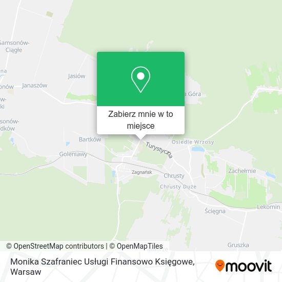 Mapa Monika Szafraniec Usługi Finansowo Księgowe