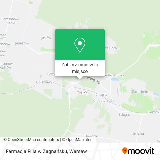 Mapa Farmacja Filia w Zagnańsku