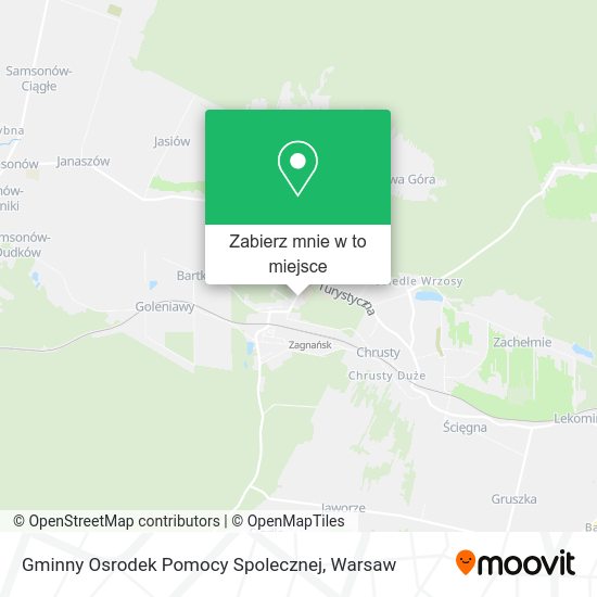 Mapa Gminny Osrodek Pomocy Spolecznej