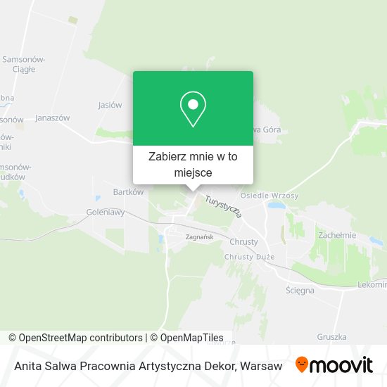 Mapa Anita Salwa Pracownia Artystyczna Dekor