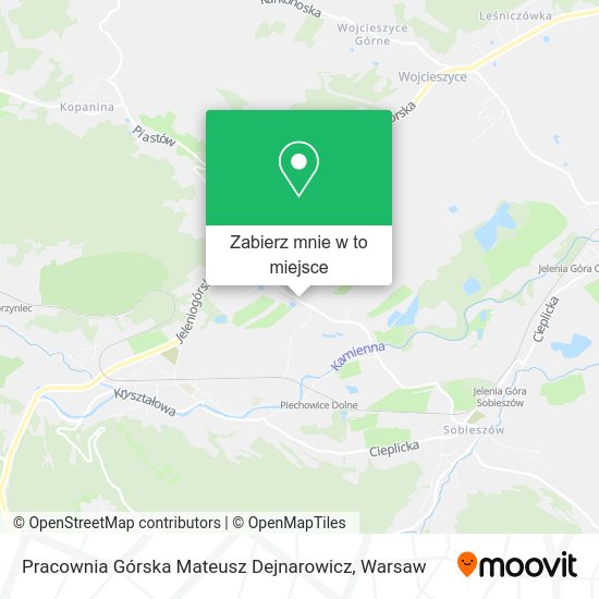 Mapa Pracownia Górska Mateusz Dejnarowicz