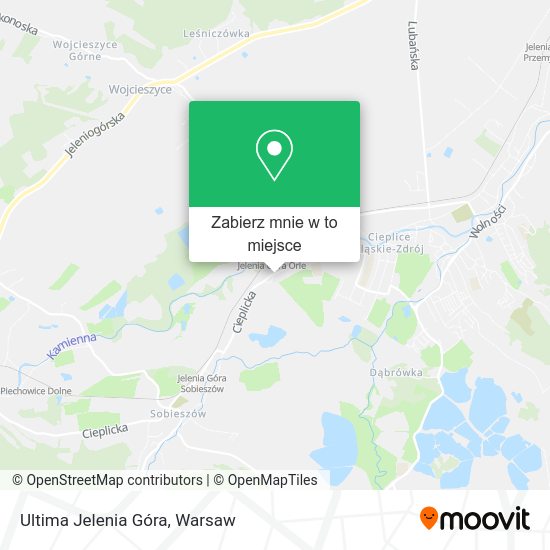 Mapa Ultima Jelenia Góra