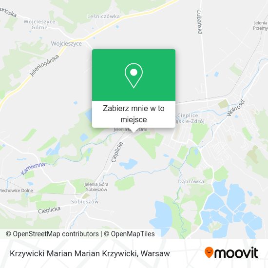 Mapa Krzywicki Marian Marian Krzywicki