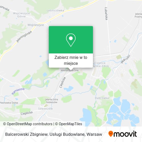 Mapa Balcerowski Zbigniew. Usługi Budowlane