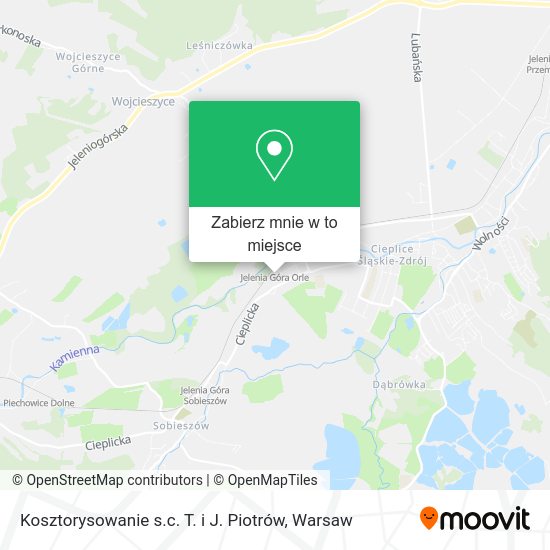 Mapa Kosztorysowanie s.c. T. i J. Piotrów