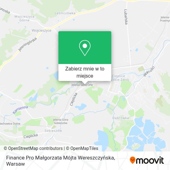 Mapa Finance Pro Małgorzata Mójta Wereszczyńska