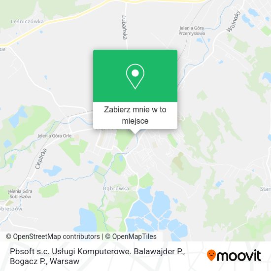 Mapa Pbsoft s.c. Usługi Komputerowe. Balawajder P., Bogacz P.