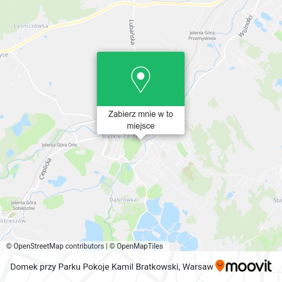 Mapa Domek przy Parku Pokoje Kamil Bratkowski