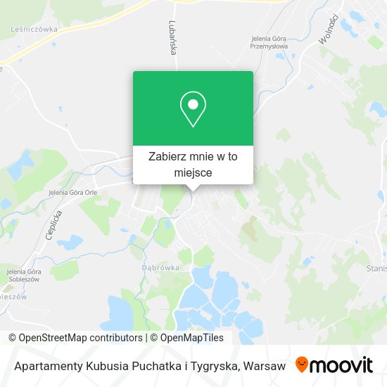 Mapa Apartamenty Kubusia Puchatka i Tygryska