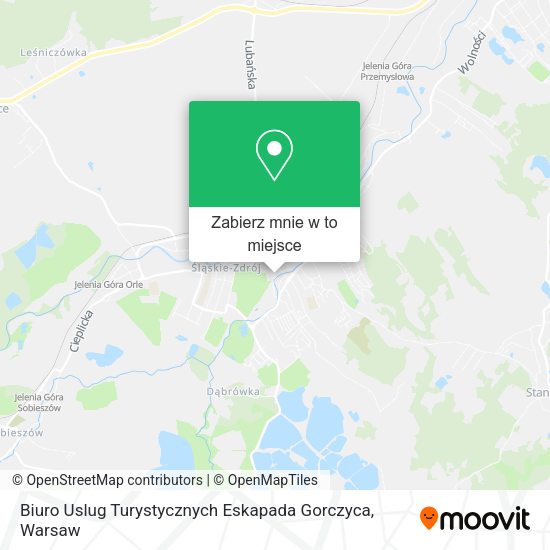 Mapa Biuro Uslug Turystycznych Eskapada Gorczyca