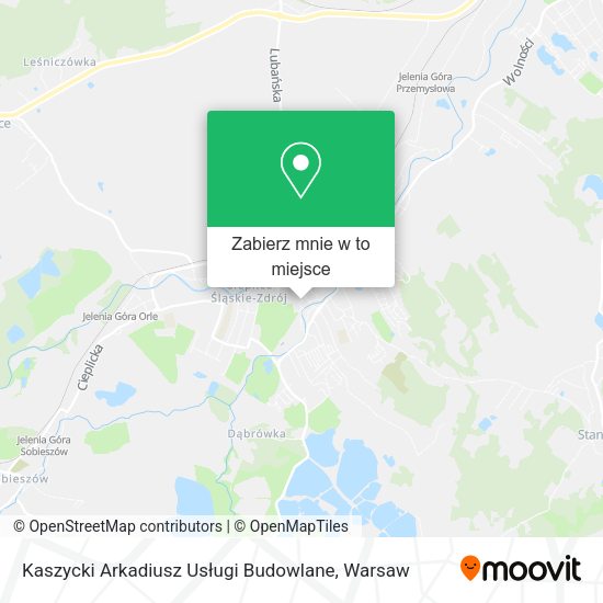 Mapa Kaszycki Arkadiusz Usługi Budowlane