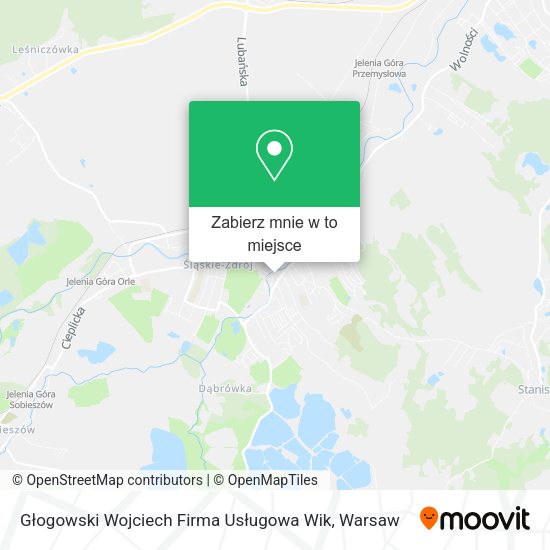 Mapa Głogowski Wojciech Firma Usługowa Wik