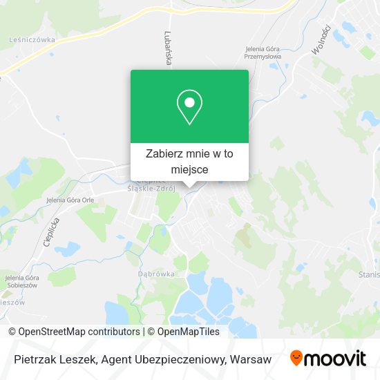 Mapa Pietrzak Leszek, Agent Ubezpieczeniowy