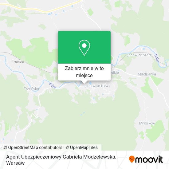 Mapa Agent Ubezpieczeniowy Gabriela Modzelewska