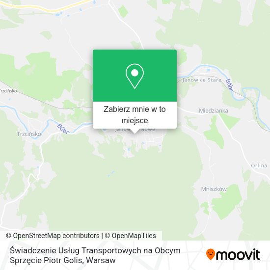 Mapa Świadczenie Usług Transportowych na Obcym Sprzęcie Piotr Golis