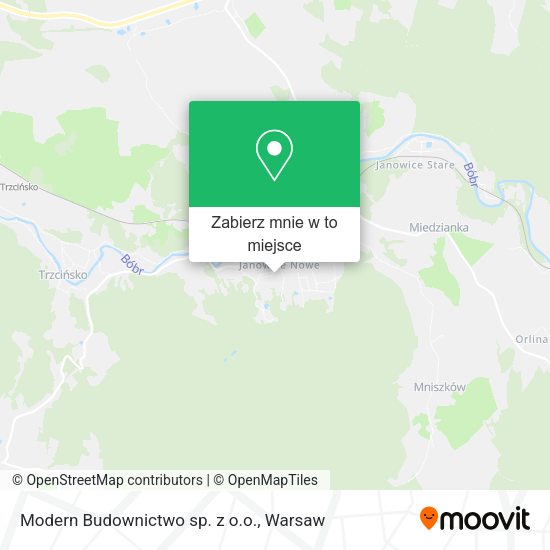 Mapa Modern Budownictwo sp. z o.o.