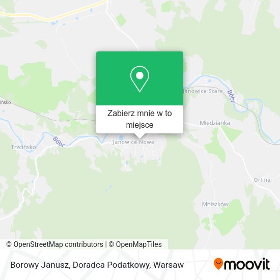 Mapa Borowy Janusz, Doradca Podatkowy